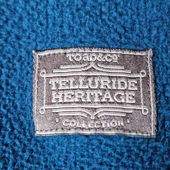 Toad & Co Women’s Small Lookout Fleece Hoodie Blue Telluride Heritage Collection - Picture 3 of 11
